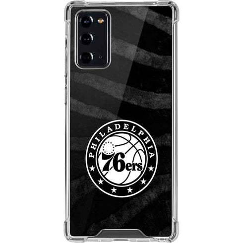 NBA Philadelphia 76ers Animal Print Galaxy Note20 5G Clear Case