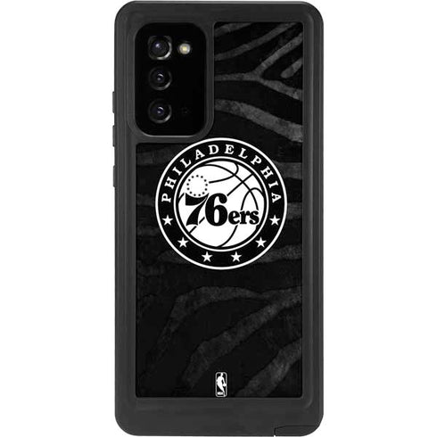 NBA Philadelphia 76ers Animal Print Galaxy Note20 5G Waterproof Case
