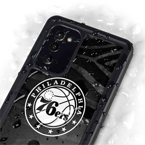 NBA Philadelphia 76ers Animal Print Galaxy Note20 5G Waterproof Case