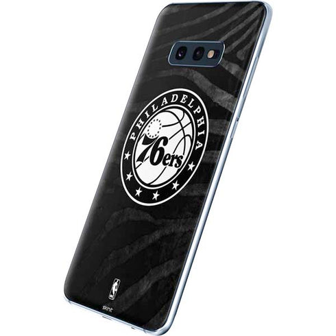 NBA Philadelphia 76ers Animal Print Galaxy S10e Skin
