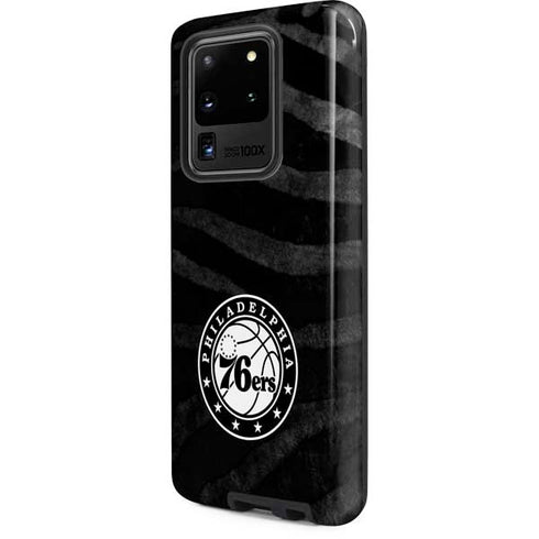 NBA Philadelphia 76ers Animal Print Galaxy S20 Ultra 5G Pro Case