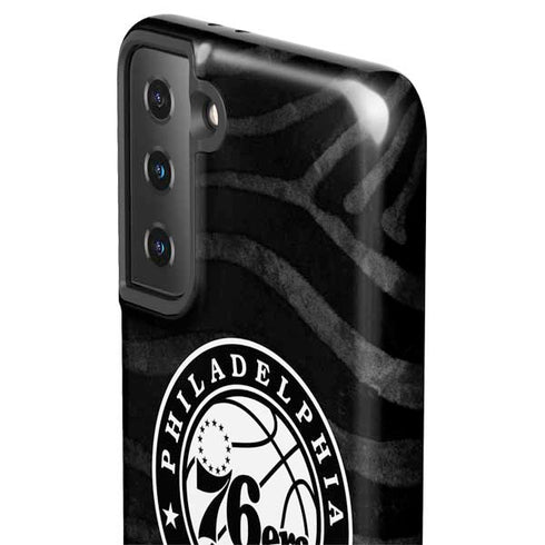 NBA Philadelphia 76ers Animal Print Galaxy S21 FE Pro Case