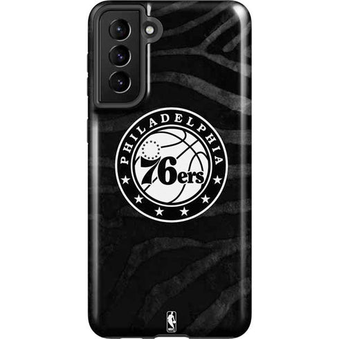 NBA Philadelphia 76ers Animal Print Galaxy S21 Plus 5G Pro Case