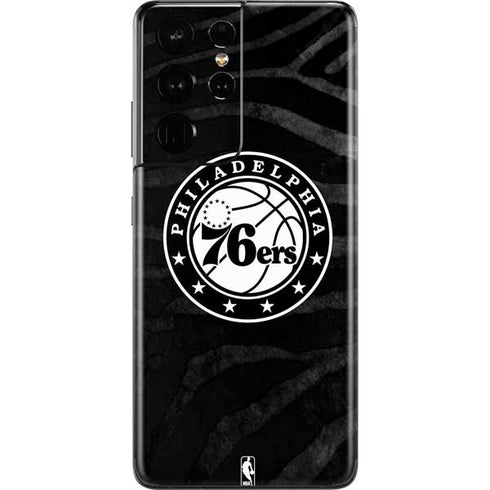 NBA Philadelphia 76ers Animal Print Galaxy S21 Ultra 5G Skin