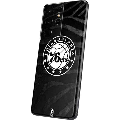 NBA Philadelphia 76ers Animal Print Galaxy S21 Ultra 5G Skin