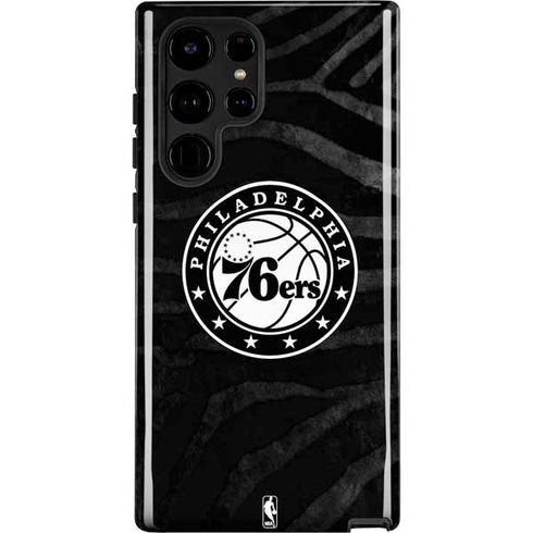 NBA Philadelphia 76ers Animal Print Galaxy S22 Ultra Pro Case