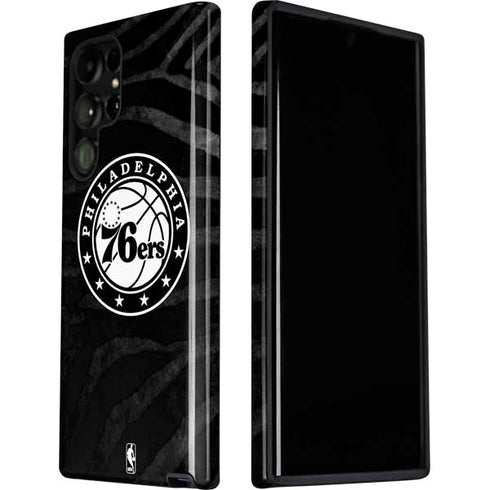 NBA Philadelphia 76ers Animal Print Galaxy S22 Ultra Pro Case