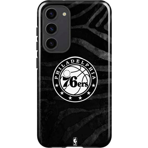 NBA Philadelphia 76ers Animal Print Galaxy S23 Plus Pro Case