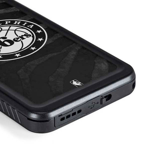 NBA Philadelphia 76ers Animal Print Galaxy S23 Plus Waterproof Case