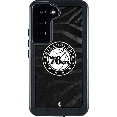 NBA Philadelphia 76ers Animal Print Galaxy S23 Waterproof Case