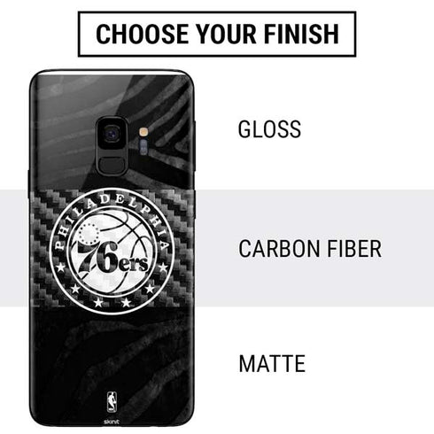NBA Philadelphia 76ers Animal Print Galaxy S9 Skin
