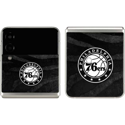 NBA Philadelphia 76ers Animal Print Galaxy Z Flip3 5G Skin