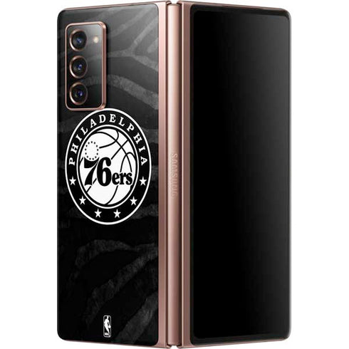 NBA Philadelphia 76ers Animal Print Galaxy Z Fold2 5G Skin