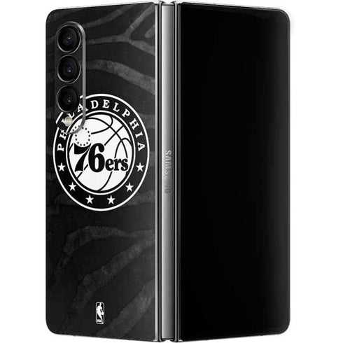 NBA Philadelphia 76ers Animal Print Galaxy Z Fold4 5G Skin