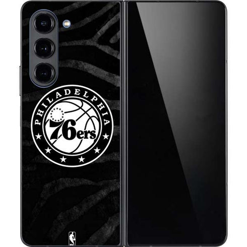 NBA Philadelphia 76ers Animal Print Galaxy Z Fold5 5G Skin