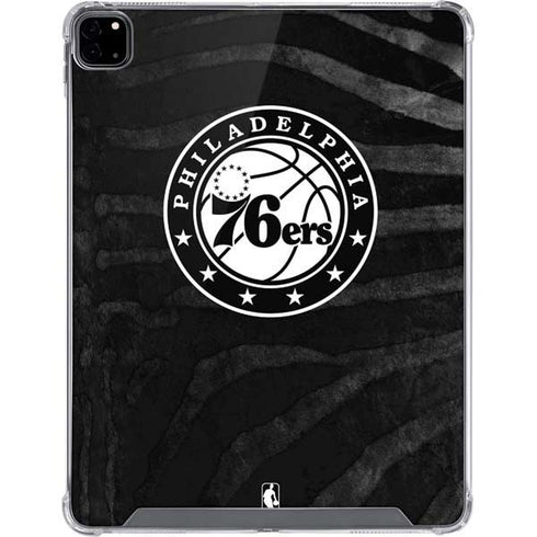 NBA Philadelphia 76ers Animal Print iPad Pro 12.9in (2020) Clear Case
