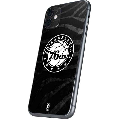 NBA Philadelphia 76ers Animal Print iPhone 11 Skin