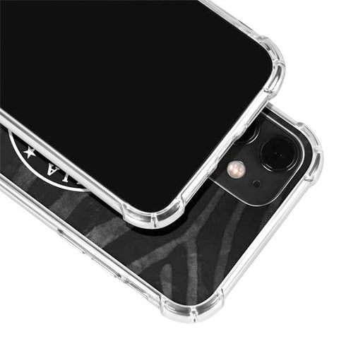 NBA Philadelphia 76ers Animal Print iPhone 12 Clear Case