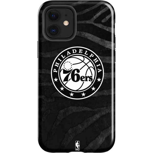 NBA Philadelphia 76ers Animal Print iPhone 12 Impact Case