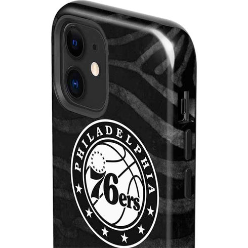 NBA Philadelphia 76ers Animal Print iPhone 12 Impact Case