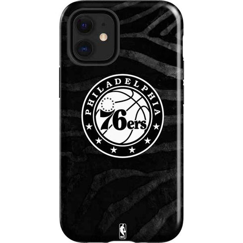 NBA Philadelphia 76ers Animal Print iPhone 12 Mini Impact Case