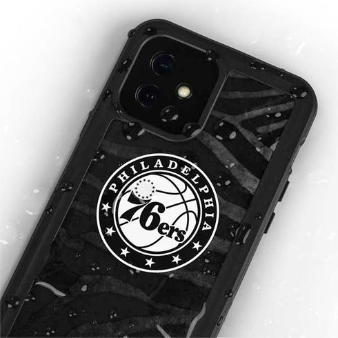 NBA Philadelphia 76ers Animal Print iPhone 12 Mini Waterproof Case