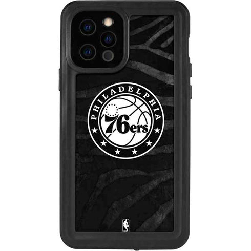 NBA Philadelphia 76ers Animal Print iPhone 12 Pro Waterproof Case