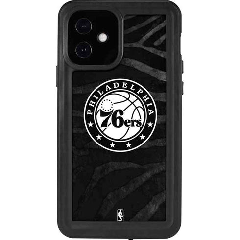 NBA Philadelphia 76ers Animal Print iPhone 12 Waterproof Case