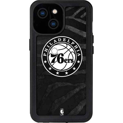 NBA Philadelphia 76ers Animal Print iPhone 13 Mini Waterproof Case