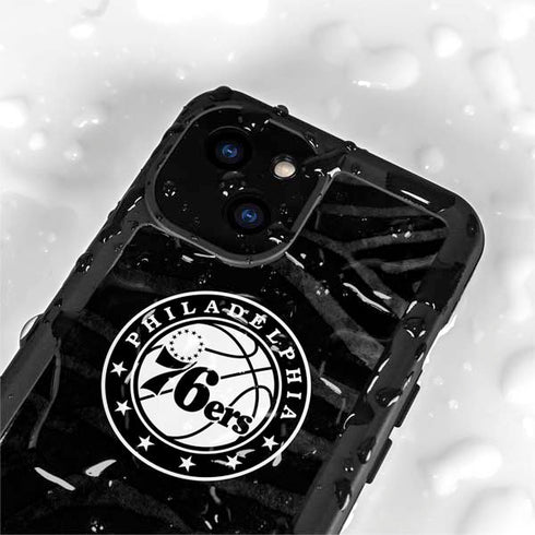 NBA Philadelphia 76ers Animal Print iPhone 13 Mini Waterproof Case