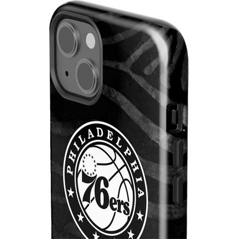 NBA Philadelphia 76ers Animal Print iPhone 15 Impact Case