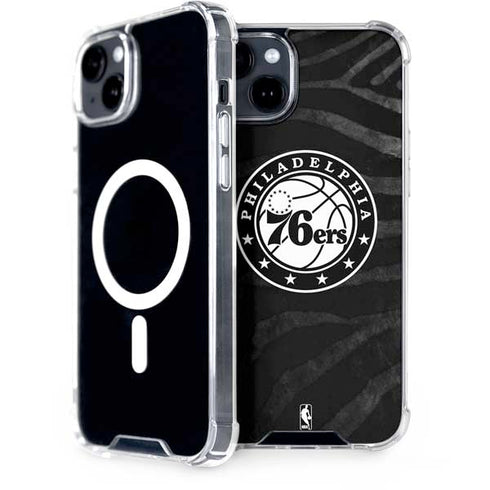 NBA Philadelphia 76ers Animal Print iPhone 15 Plus MagSafe Case