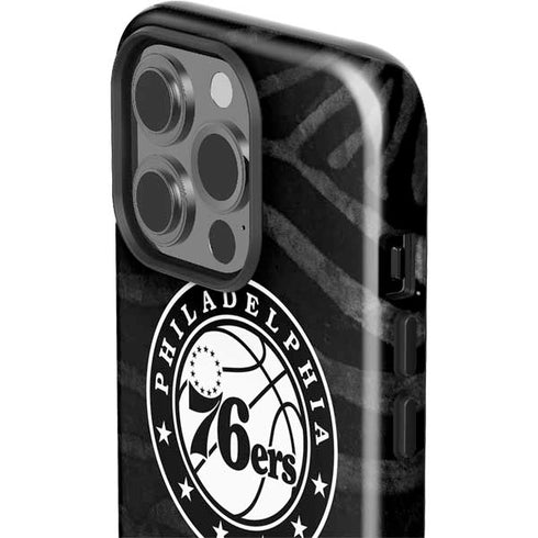 NBA Philadelphia 76ers Animal Print iPhone 15 Pro Impact Case