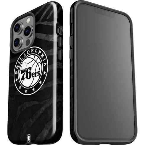 NBA Philadelphia 76ers Animal Print iPhone 14 Pro Impact Case