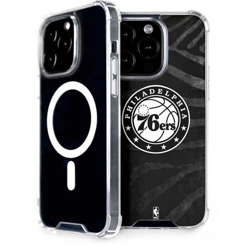 NBA Philadelphia 76ers Animal Print iPhone 15 Pro MagSafe Case