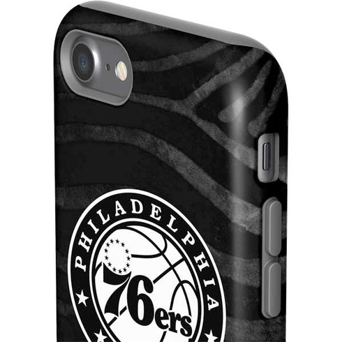 NBA Philadelphia 76ers Animal Print iPhone SE (2nd & 3rd Gen) Pro Case