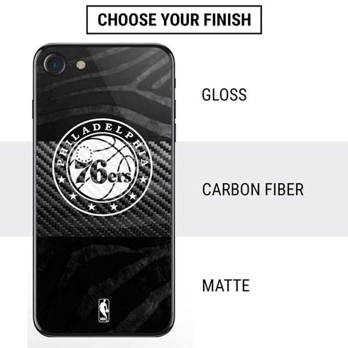 NBA Philadelphia 76ers Animal Print iPhone SE (2nd & 3rd Gen) Skin