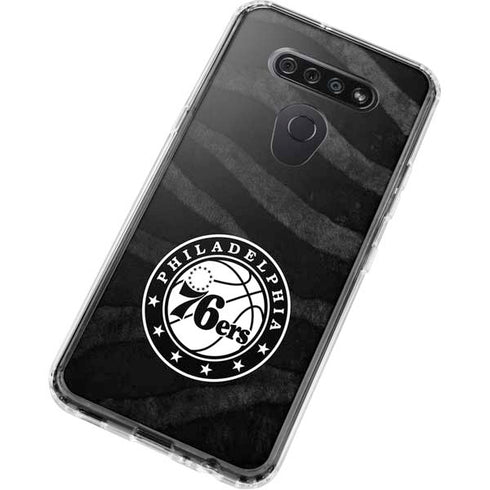 NBA Philadelphia 76ers Animal Print LG K51/Q51 Clear Case