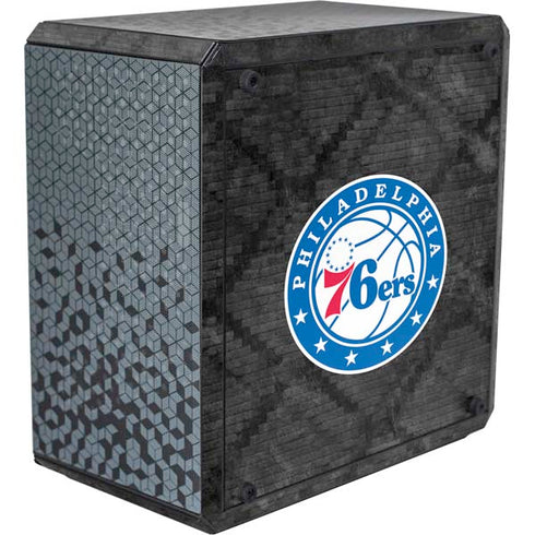 NBA Philadelphia 76ers Black Rust Cooler Master MasterBox Q300L Mini Tower Skin