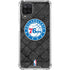 NBA Philadelphia 76ers Black Rust Galaxy A12 Clear Case