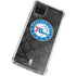 NBA Philadelphia 76ers Black Rust Galaxy A12 Clear Case