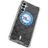 NBA Philadelphia 76ers Black Rust Galaxy A14 5G Clear Case