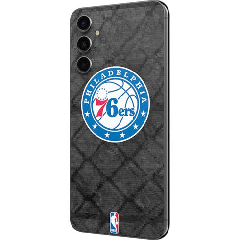 NBA Philadelphia 76ers Black Rust Galaxy A14 5G Skin