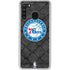 NBA Philadelphia 76ers Black Rust Galaxy A21 Clear Case
