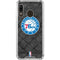 NBA Philadelphia 76ers Black Rust Galaxy A30 Clear Case