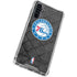 NBA Philadelphia 76ers Black Rust Galaxy A54 5G Clear Case