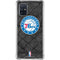 NBA Philadelphia 76ers Black Rust Galaxy A71 5G Clear Case