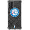 NBA Philadelphia 76ers Black Rust Galaxy A72 5G Clear Case