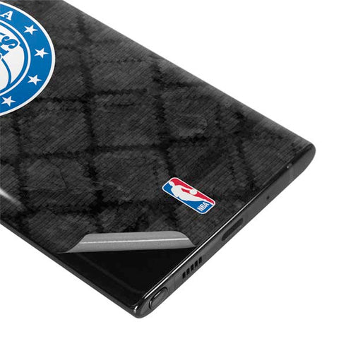 NBA Philadelphia 76ers Black Rust Galaxy Note 10 Plus Skin