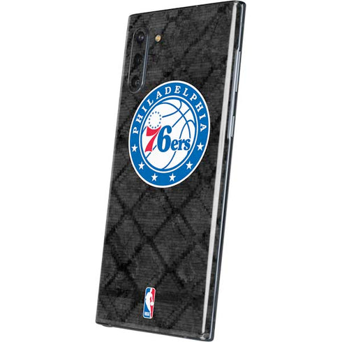 NBA Philadelphia 76ers Black Rust Galaxy Note 10 Skin